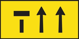 [SIGNT2-6-2] Metal Sign Boxed Edge 1800 x 900mm - Lane Status (3 Lane)3