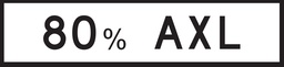 QLD Multi Message 1200 x 300mm Class 1 Reflective - 80% AXL