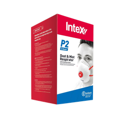 [DUSTP2VINT] P2 Intex Dust Masks w/- Valve (Box of 12)