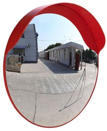 [MIRDOME600] Polycarbonate Outdoor Traffic Dome Convex Mirror - 600mm w/- Post Bracket