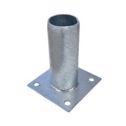 [POSTSURF] Post Surface Mount Base Plate Bracket with 4 Holes