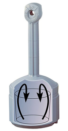 [26800] Smokers Ceasefire/Smokestop Cigarette Bin - Classic Grey