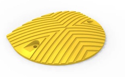 [FSH1852] Speed Hump End Caps - Yellow - 175mmL x 350mmW x 50mmH