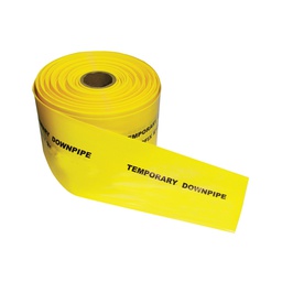 [TEMPDOWNP100] Temporary Downpipe 90-105mmOD(170mmflat)x160m)