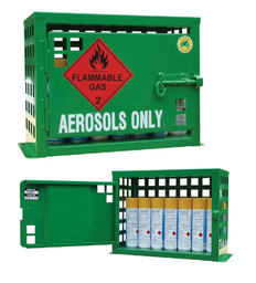 [AEROSOL12] Green Aerosol Storage Cage 2 Storage Level Up to 12 Cans