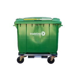 [660BROTASS] 660L Wheelie Bin with Rotator Base - Assembled