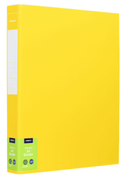 [A4RINGBIND25Y] A4 Ring Binder Folder 25mm - Yellow 2 Ring