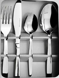 [CUTLERY16] 16 Piece Cutlery Set - Stainless Steel - (4 sets of Knive, Fork, Spoon, Teaspoon)