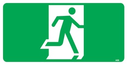 Running Man Sign 350 x 185mm (No Arrow)