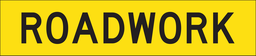 QLD Multi Message 1200 x 300mm Class 1 Reflective - Roadwork