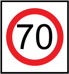 Victoria Multi Message Sign 600 x 600mm Class 1 Reflective- 70km