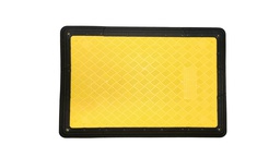[TCOVERHD1612] Trench Cover Yellow Heavy Duty - 1600 x 1200mm - Black Edge